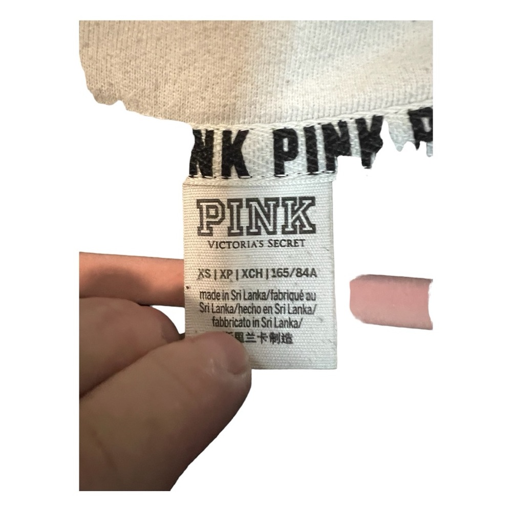 A Victorias Secret sweatshirt in size extra small - Picture 3 of 6
